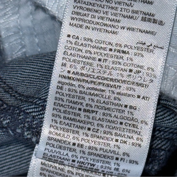 Gap 70s flare high rise jeans Blue 29 8 Tall Long - Picture 10 of 13